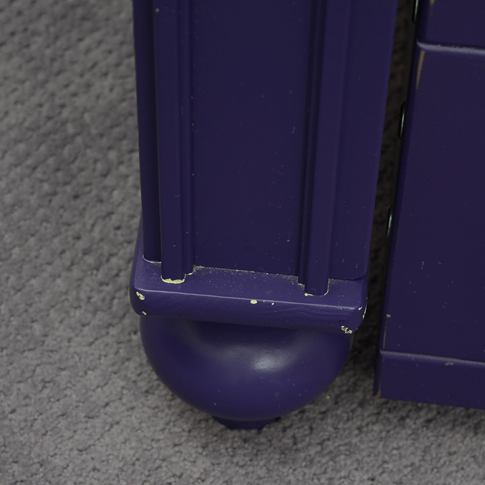 Purple Painted Trundle Bed EBTH